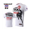 T-shirt - Thaiboxning - Vit